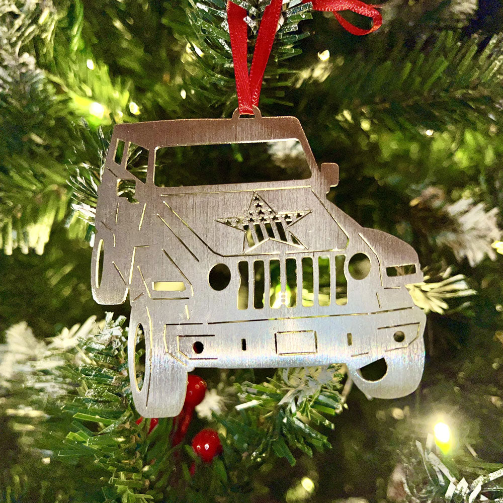 Jeep Christmas Tree Ornament Rock Slide Engineering